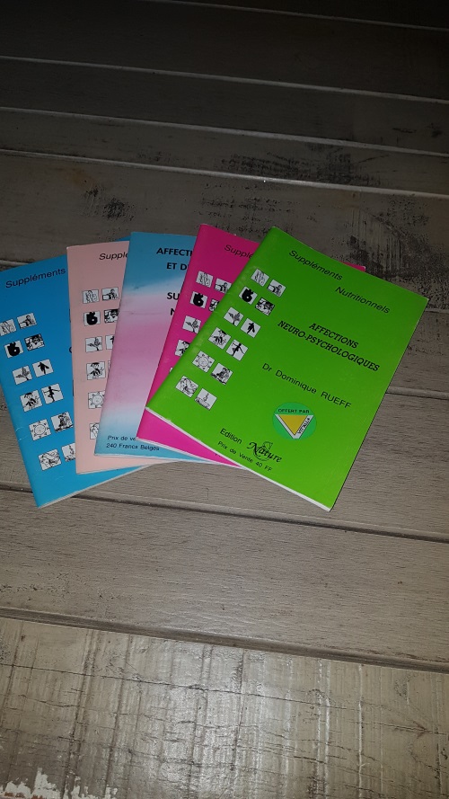 5 livrets suppléments nutritionnels